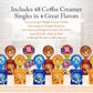 Coffee Creamer Liquid Singles International Delight Caramel Macchiato, French Vanilla, Hazelnut And Land O'Lakes Mini Moo'S Half