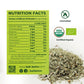 Balibetov Organic Yerba Mate Tea Loose Leaf, 2.2. Lb. Bag, Natural Traditional Cut, Clean High Energy, Unsmoked Artisanal, Glute