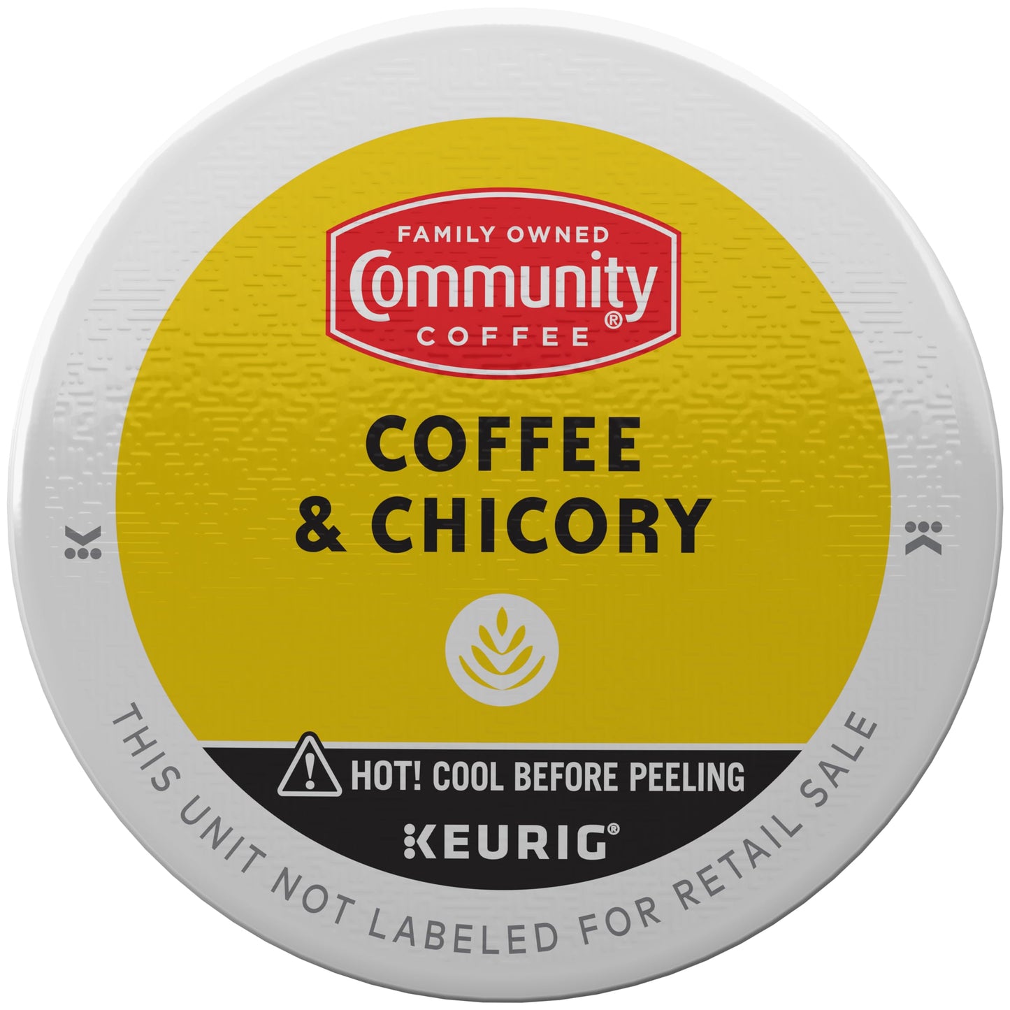 Community Coffee Coffee And Chicory Medium-Dark Roast Single Serve Keurig K-Cup Pods 32 Ct Box