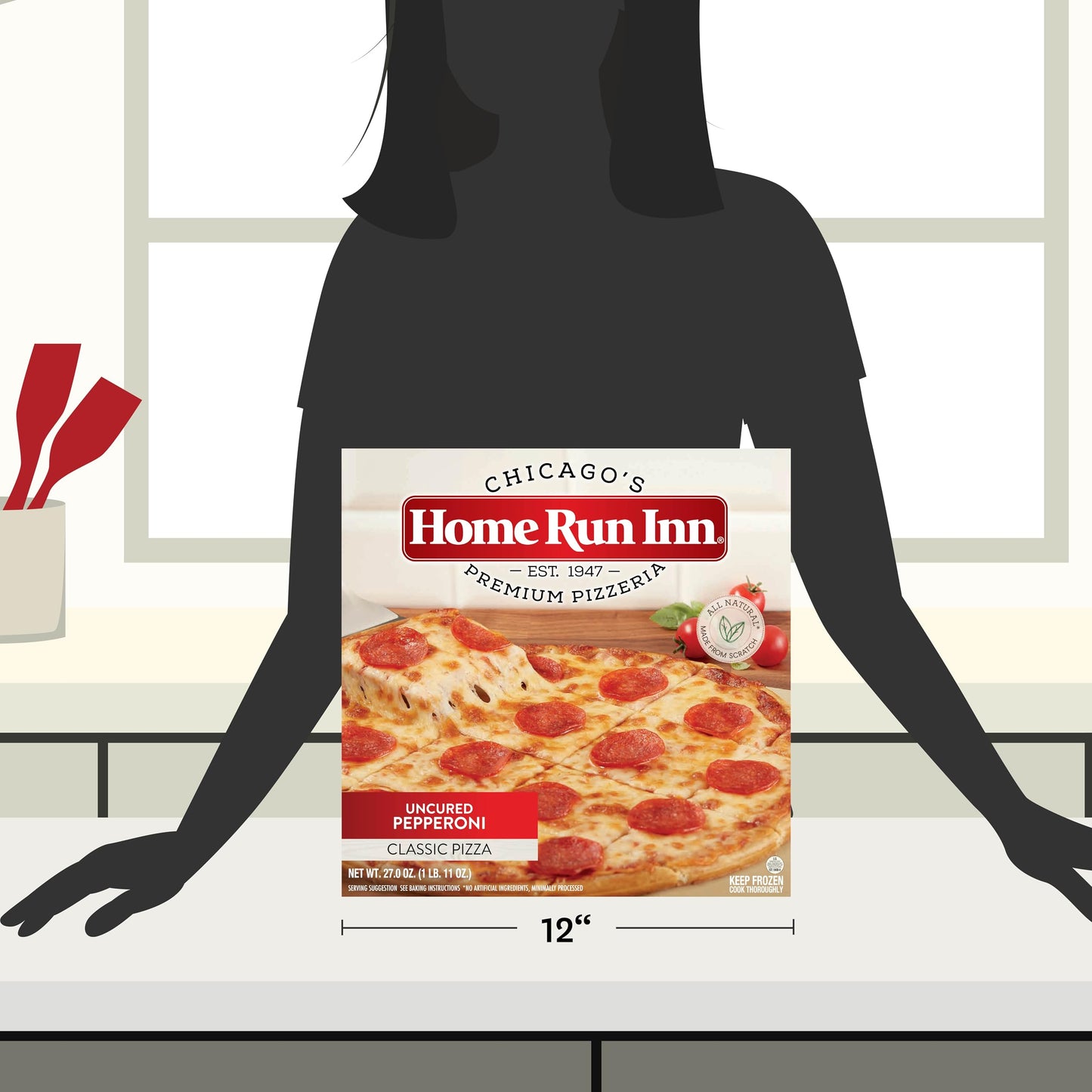 Home Run Inn Classic Pepperoni Pizza, 28 Oz
