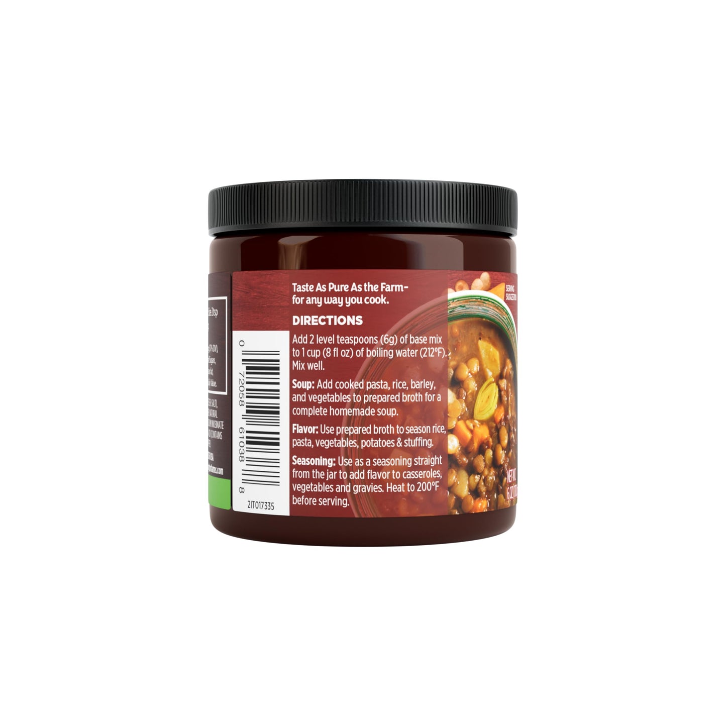 Orrington Farms Vegan Beef Flavored Broth Base, Bring Flavor To Your Favorite Soups & Stews, Gluten Free, Vegetarian Friendly, E