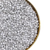 NIPEOR Grey Sprinkles Confetti Sprinkles for Cake Decorations 3.53oz/100gEdible Sprinkle Topping Confetti Sprinkles, Round Sprin