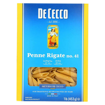 De Cecco, Pasta Penne Rigate, 16 Oz, (Pack Of 12)