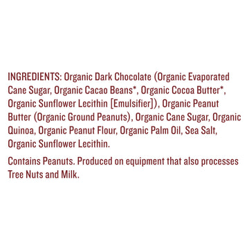 Justin's Organic Crispy Dark Chocolate Peanut Butter Cups, Gluten-Free, 12 Count (2 Cups Each), Rainforest Alliance Certified Cocoa