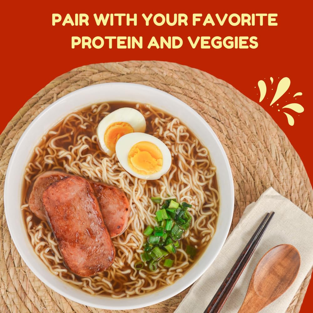 A-Sha Tainan Variety Pack (2 Flavors, 20 Count), Vegan, Air-Dried, 11G Of Plant-Based Protein, Thin Sized Noodles