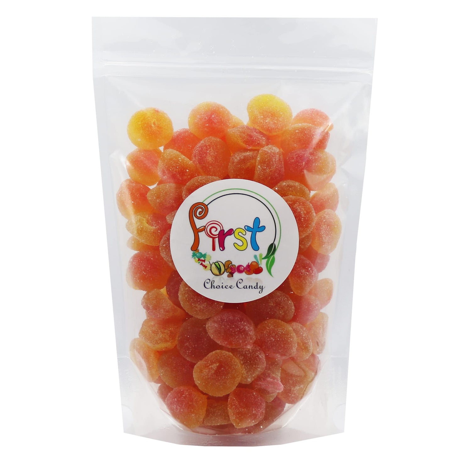 Firstchoicecandy Gummy Fruit Candy (Peach, 5 Pound (Pack Of 1))