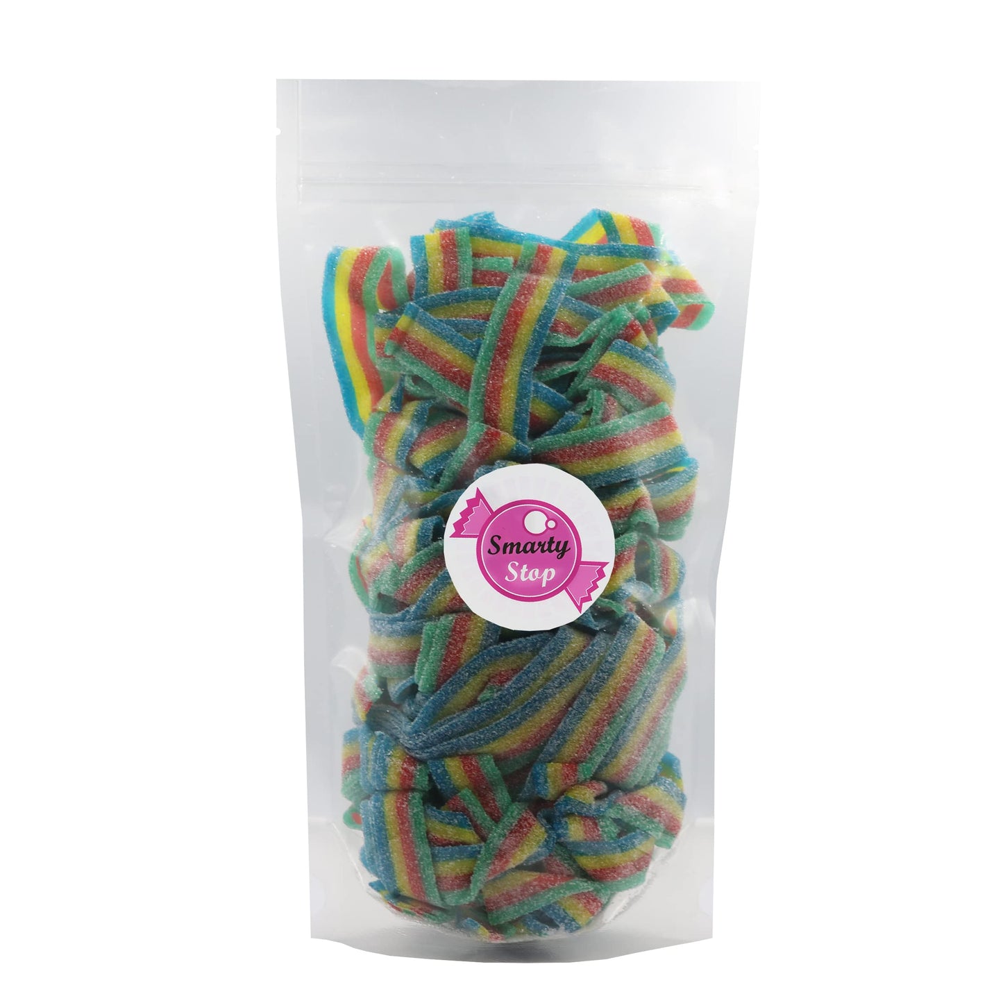Smarty Stop All Flavor Sour Candy Belts (Rainbow, 1 Pound (Pack Of 1))