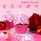 Sujoygar Pink Sprinkles Bulk, Pink Jimmies Sprinkles For Cake Decorating, 1.54 Lb Valentine'S Cake Sprinkles, Cupcake, Chocolate