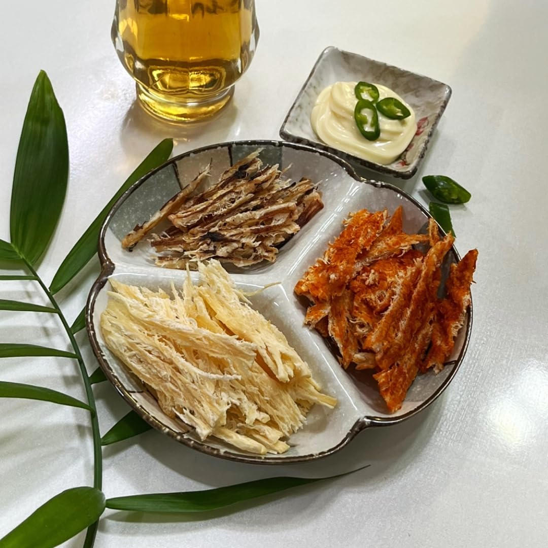 JOKUNA Korean Dried Squid - Soft and Chewy Texture, Spicy Flavor, 0.2 Ounce (Pack of 5)