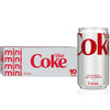 Diet Coke Can, Mini Can Pack of 10, 7.5 fl oz, Model 049000067224