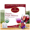Picknature Purple Hibiscus Tea And Butterfly Pea Flower Tea Bag Leaf Freshly Picked From Thailand | 30 Tea Bags (100+ Cups) | He