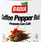 Badia Coffee Pepper Seasoning  6.5 oz - Chili Pepper  Coffee  Garlic  Brown Sugar Blend for Smoky Sweet Rub  Gluten Free  No Msg
