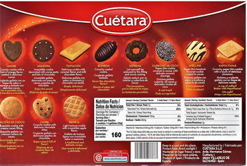 Galletas Cuetara Surtido Original Net.Wt 260 G