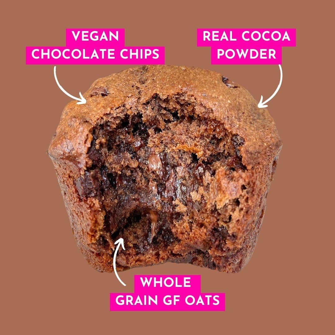 GoNanas Fudge Brownie Oat Flour Banana Bread Mix, Suitable for Plant Based Vegan Diets, Gluten Free Dairy Free Snacks, Healthy S