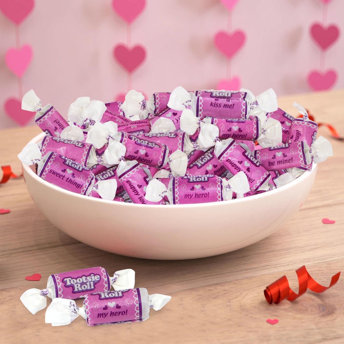 Toottsie Roll Midgees Valentine'S Candy 1 Pound - Individually Wrapped Candy Original Flavor, With Fun Messages On Every Wrapper