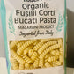 Generic Organic Fusilli Pasta, Bucati Corti, 16 Ounce