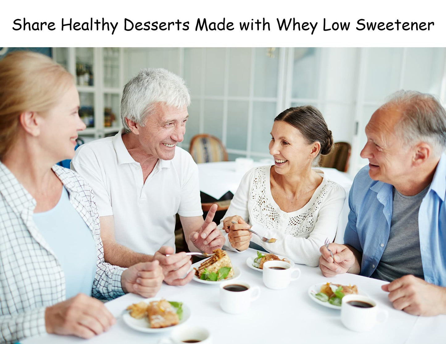 Whey Low Sweetener - Sugar Made Healthy - 100% Natural Ingredients - No Aftertaste - No Chemicals or Artificial Flavoring - Keto
