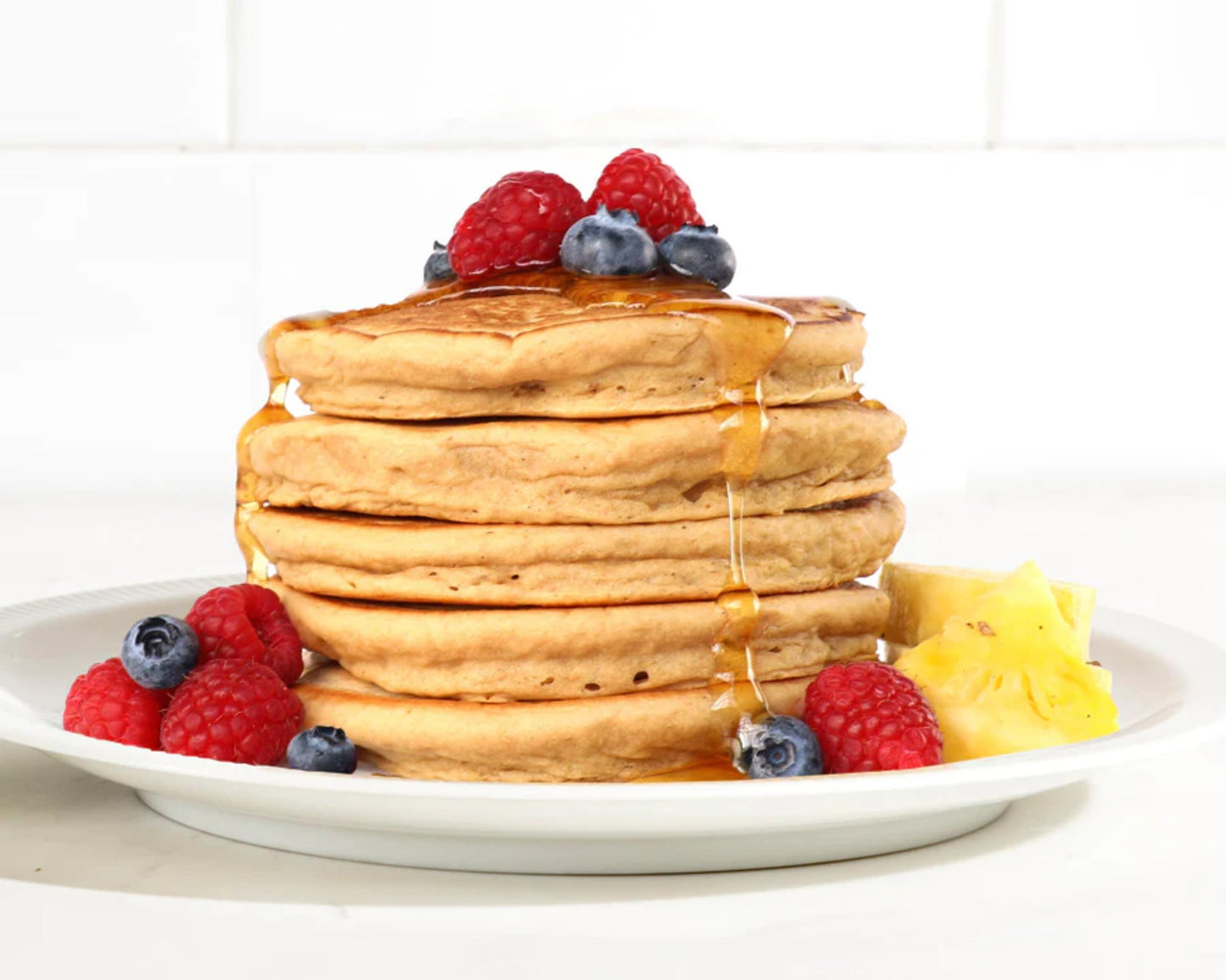 Birch Benders Vegan Plant Protein Pancake & Waffle Mix, 14 oz (Pack of 3) - 9g Protein, Whole Grains, Just Add Water