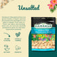 Hamakua Macadamia Nuts - Unsalted Dry Roasted Half & Whole - 10 oz Pouch - Eco-Friendly