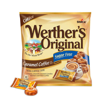 Werther'S Original Sugar Free Caramel Coffee,Hard Candies 2.75 Oz, 3 Pack