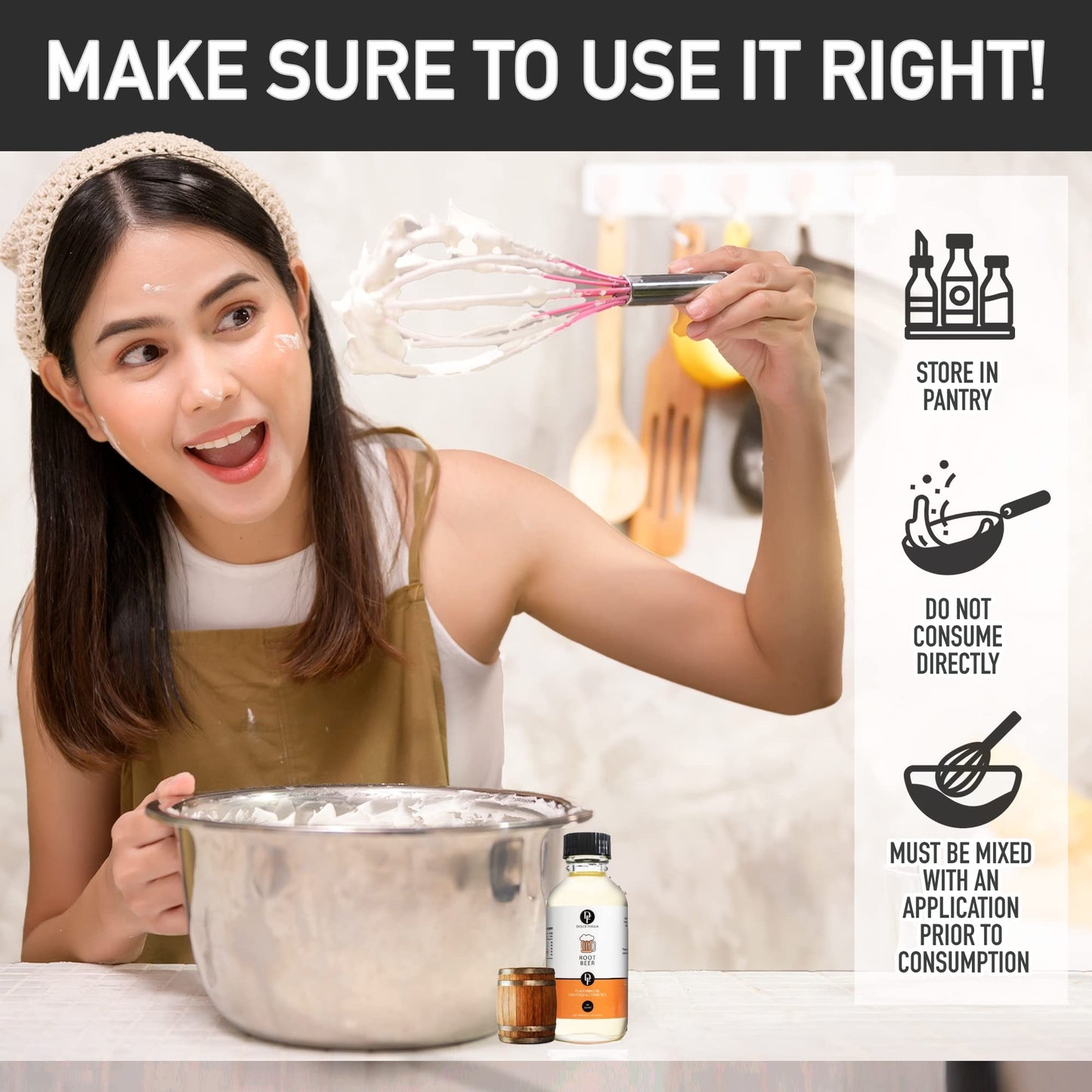 Dolce Foglia Root malt-inspired Extract – Oil-Soluble, Sugar-Free Flavoring for Baking & Desserts – 2 Oz.