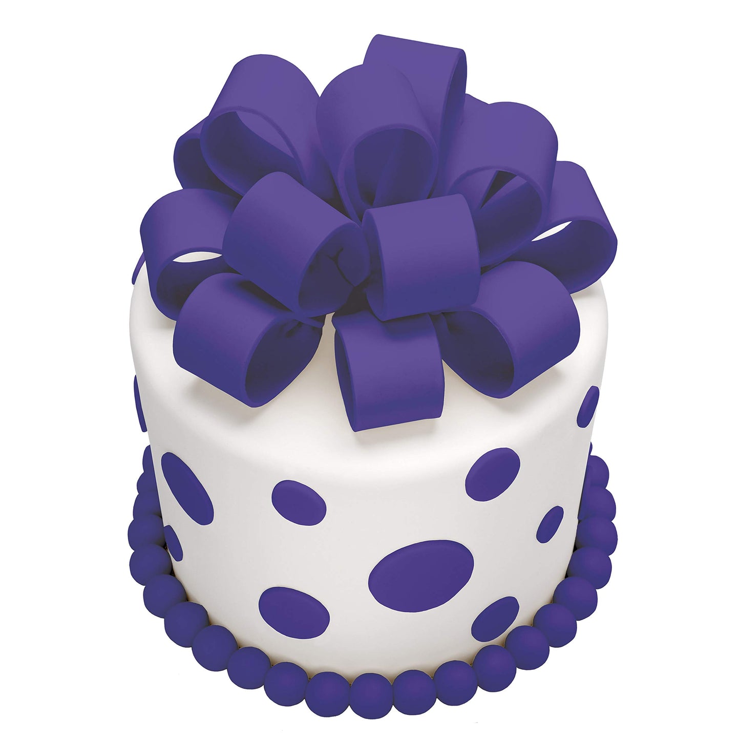 Satin Ice Purple Fondant, Vanilla, 2 Pounds