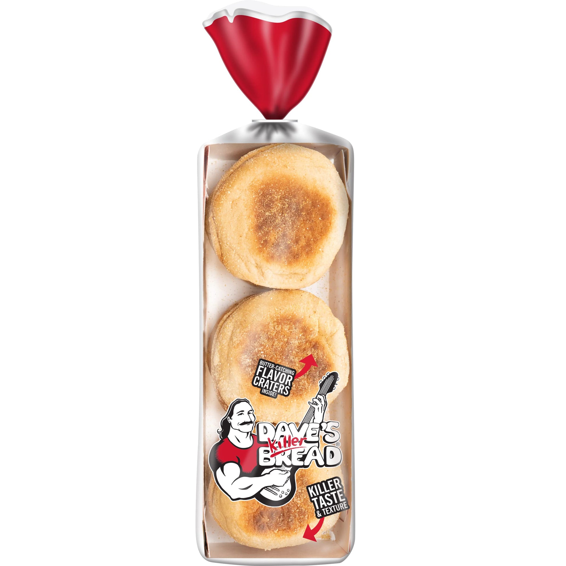 Daves Killer Bread Killer Classic English Muffins, Organic English Muffins, 6 Count