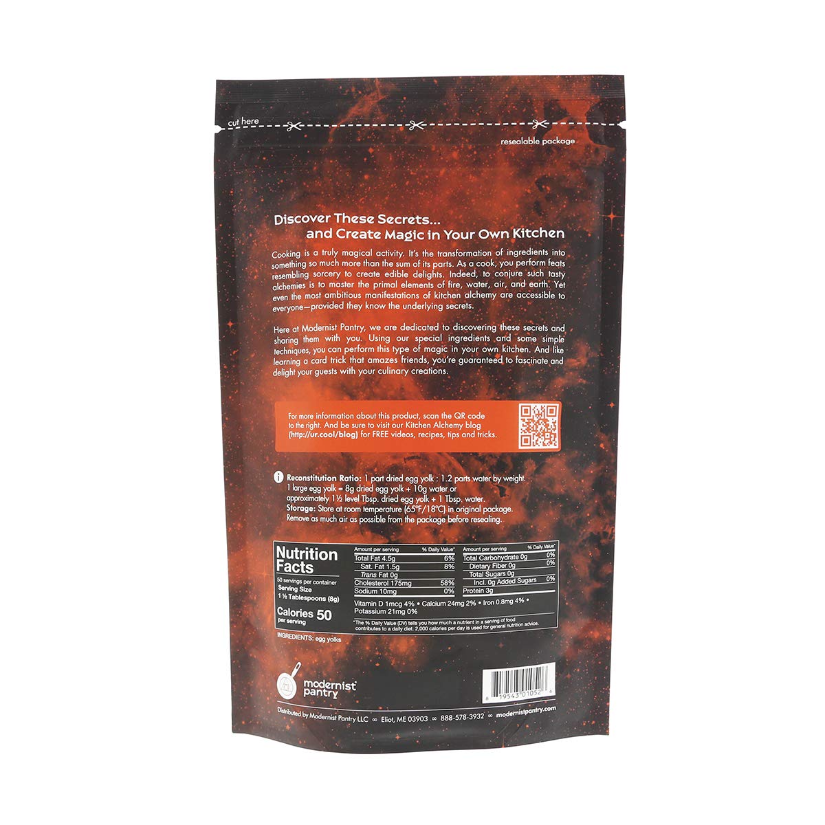 Aaa Grade Egg Yolk Powder Gluten-Free Ou Kosher Certified (Pasteurized, Made In Usa, Produced From The Freshest Of Eggs) - 400G/