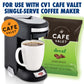 Caf   Valet DECAF Dark Roast Single Serve Coffee Packets - 84 Count - For Use with Caf   Valet Single Serve Cofee Makers - Dispo