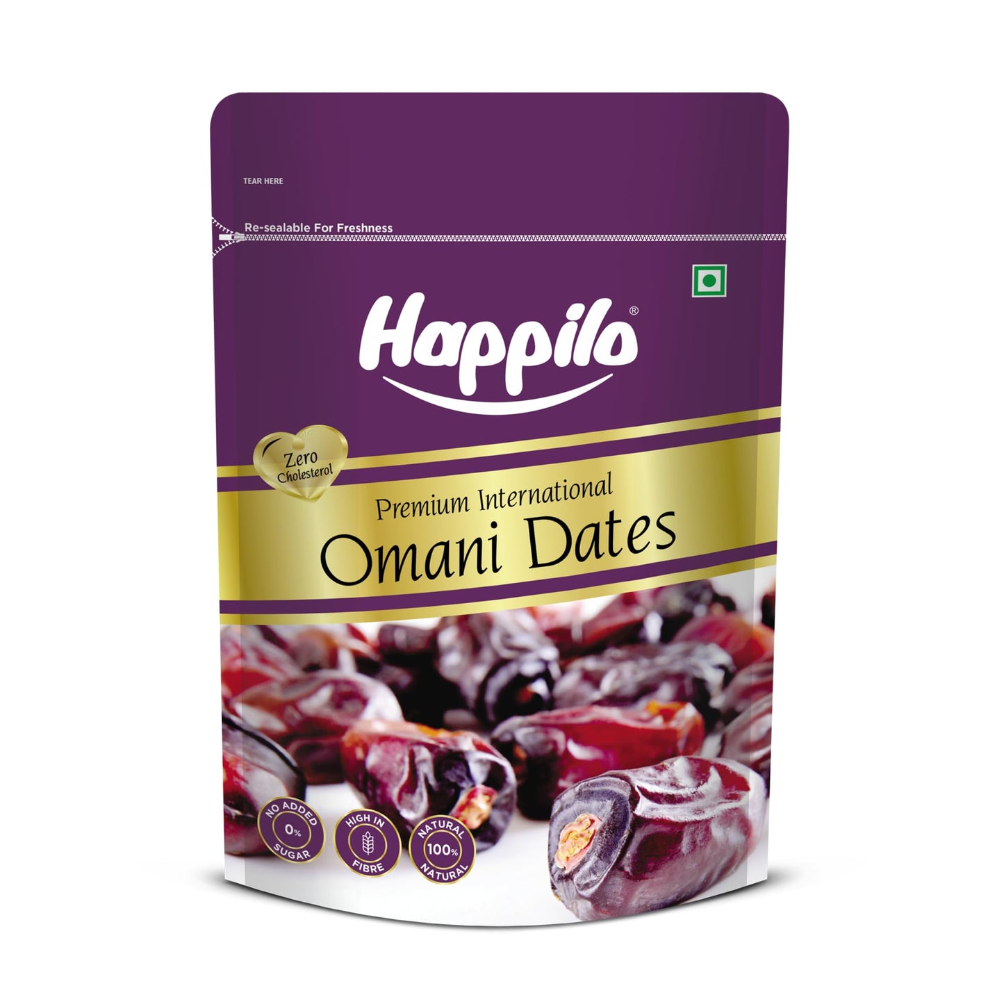 Happilo Enhanced International Omani Dates, 250G