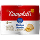 Campbells Condensed 25% Less Sodium Chicken Noodle Soup, 10.75 oz Can (4 Pack)