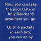 Jolly Rancher Green Apple Drink Mix, Sugar Free, 6 Count, 0.62 Ounce