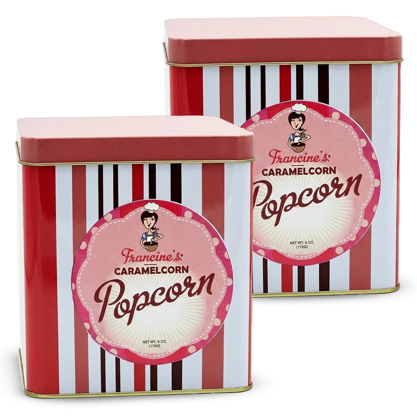 McJak - Buttery Toffee Caramel Corn Popcorn Tin, Delicious Buttery Gourmet Popcorn in a Beautifully Designed Giftable & Reusable