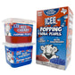 BOBAVIDA Popping Boba Pearls Variety Pack - Blue Raspberry & Red Cherry, 2 Tubs, ICEE-Inspired Flavor, Includes Straws