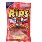 Licorice Bite Size Candy Real Fruit Juice Flavored Fat Free Rips Candies (4Oz) And Sour Dudes | Strawberry, Raspberry,Cherry, Wi