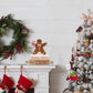 3Pcs Gingerbread Christmas Decorations Gingerbread Man Table Decor Wooden Gingerbread Candle Signs Gingerbread House Farmhouse Christmas Decoration Rustic Decorative Book Signs For Home Tiered Tray Shelf Xmas Gift Holiday