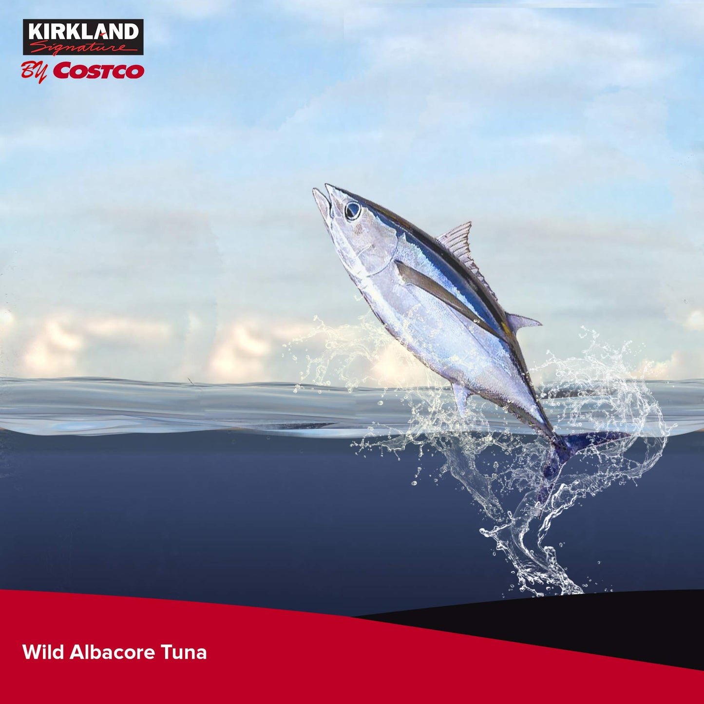 Kirkland Signature Solid White Albacore Tuna, 7 Ounce - 8 Count (Pack Of 1)