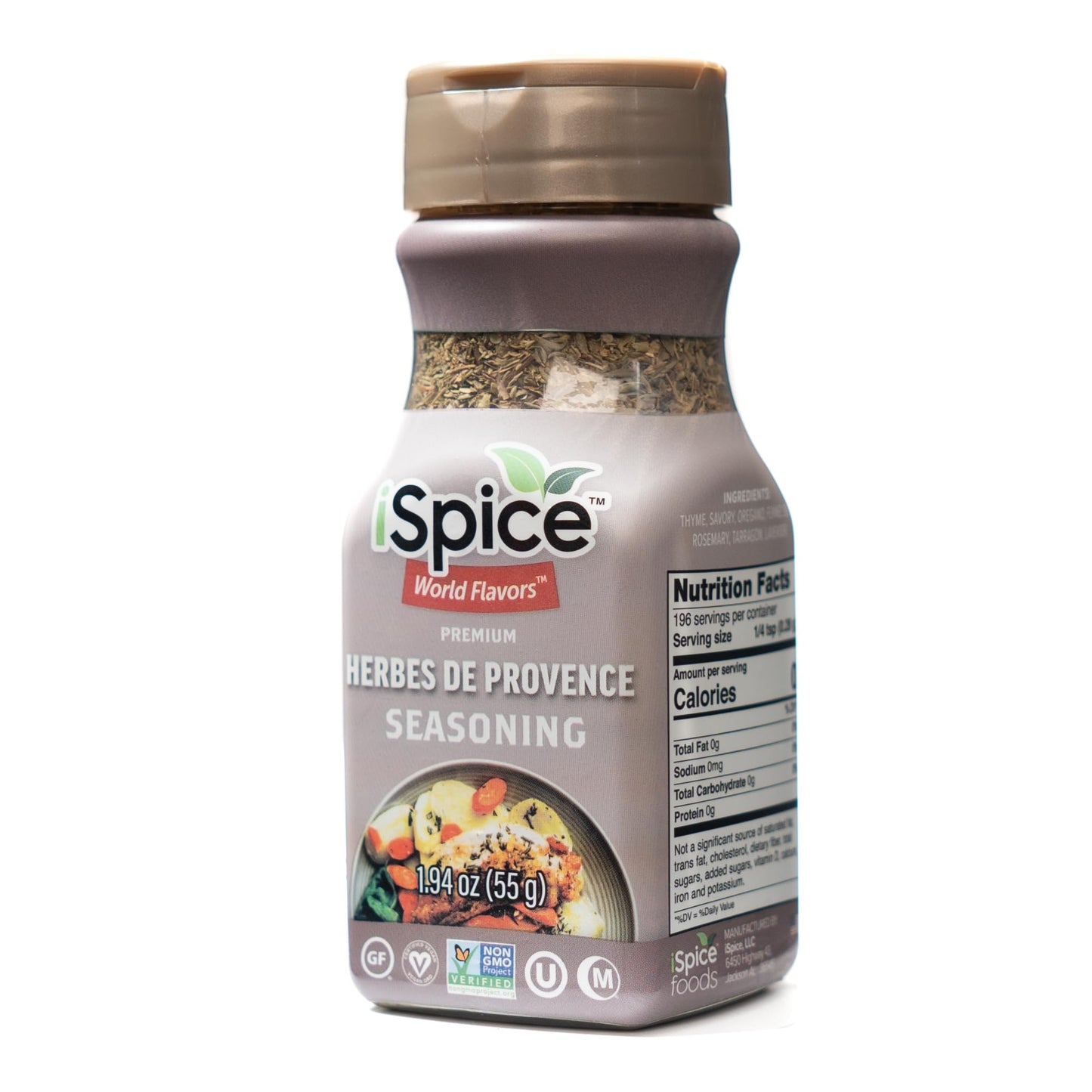 iSpice - HERBES DE PROVENCE SEASONING World Flavor Super Spice Blend | All Natural | Ready to use as is | No preparation is nece