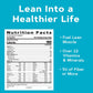 GNC Lean Shake 25 Meal Replacement Powder, Weight Management, With 25g Protein and High Fiber, Keto, Mixed Berry, 16 Servings