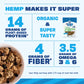 Manitoba Harvest Hemp Yeah Granola, Blueberry, 10Oz, With 14 G Of Protein, 3.5 G Omegas 3 & 6, 4 G Of Fiber And Less Than 10 G Sugar Per Serving, Organic, Non-Gmo, (Pack Of 3) Packaging May Vary