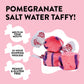 Taffy Town Saltwater Taffy- Pomegranate | Gourmet Taffy| Nougat-Style Candy| Soft & Delicious| Sumer Snack Treats| Party Good Candies| 2.5Lbs