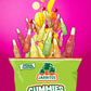 Jarritos Sour Gummies Candy - 4 Pack of Mexican Candies with Natural Flavors - 2 Sour & 2 Original Bags - 6 Fruity Flavors - Tan