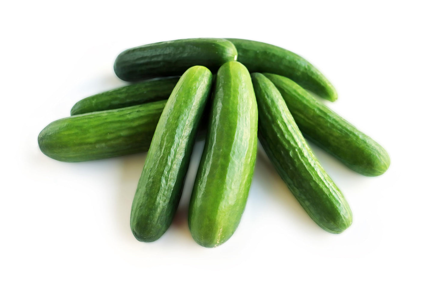 RawJoy Fresh Green Mini Cucumbers - 2 Pound Pack, Perfect for Salads and Snacking