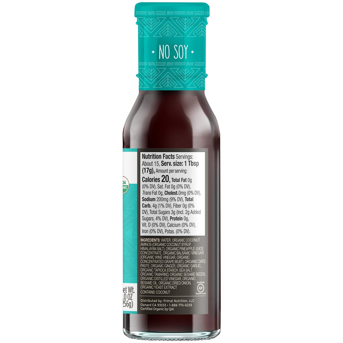 Primal Kitchen No Soy Teriyaki Sauce Variety 2-Pack, Made with Real Ingredients, Includes 1 Island Teriyaki & 1 Original Teriyak