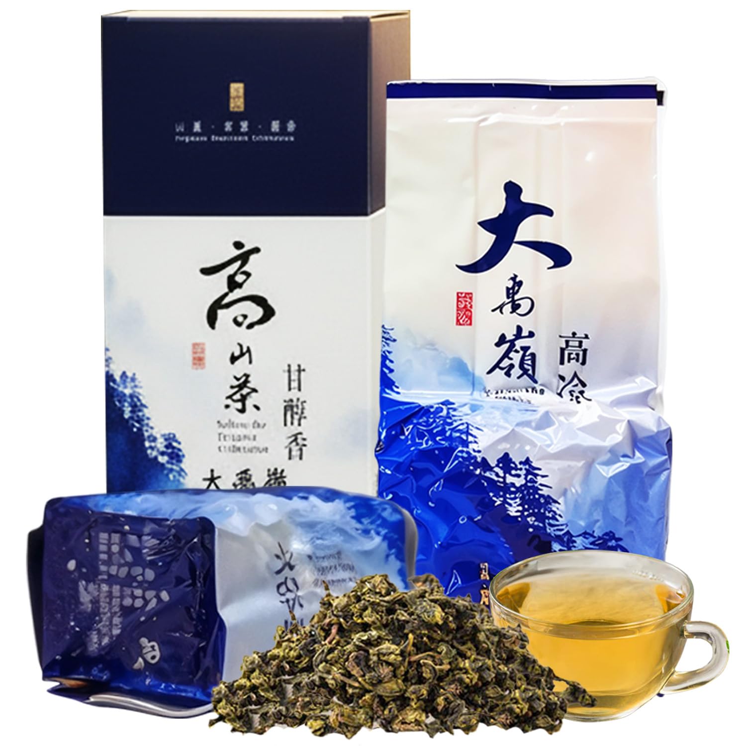 ZONE - 365 Oolong Loose Leaf Tea from Taiwan Alishan District - High Mountain enhanced Quality in Aesthetic Tin, 70 Cups Fresh Smooth Unsweetened Loose Tea - 150 Gram (pack of 2)