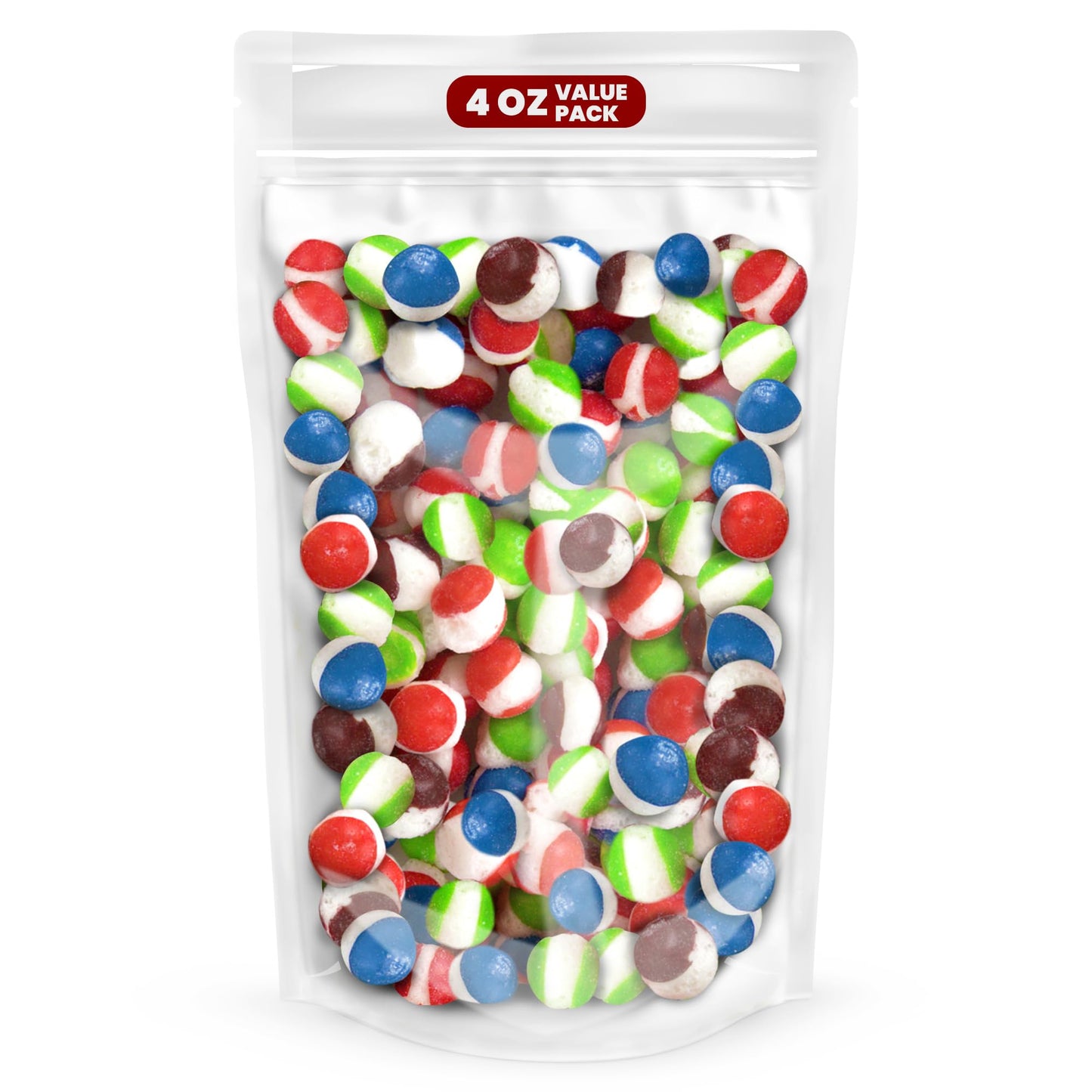 Premium Freeze Dried Candy (4 Oz) Wild Berry Flavored Freeze Dried Candy, Resealable Bag For Freshness, Freeze Dried Crunchy Can