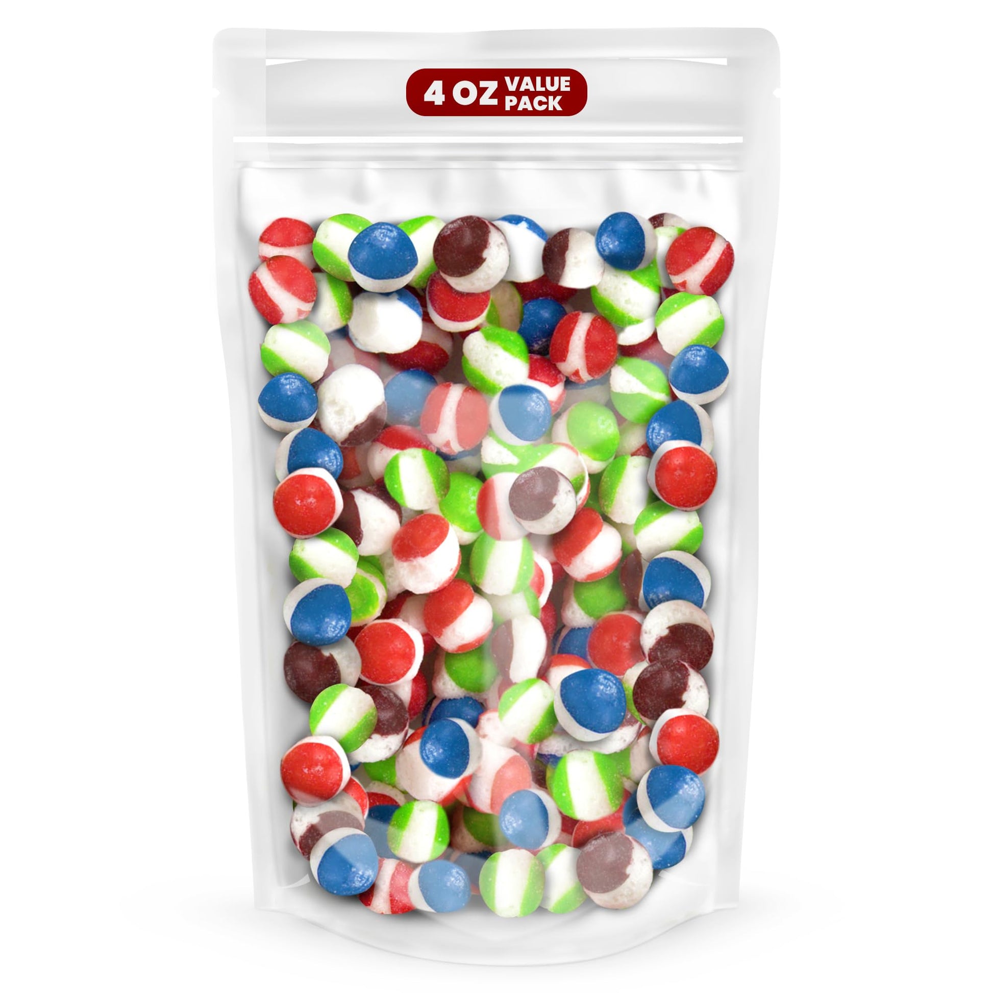 Premium Freeze Dried Candy (4 Oz) Wild Berry Flavored Freeze Dried Candy, Resealable Bag For Freshness, Freeze Dried Crunchy Can