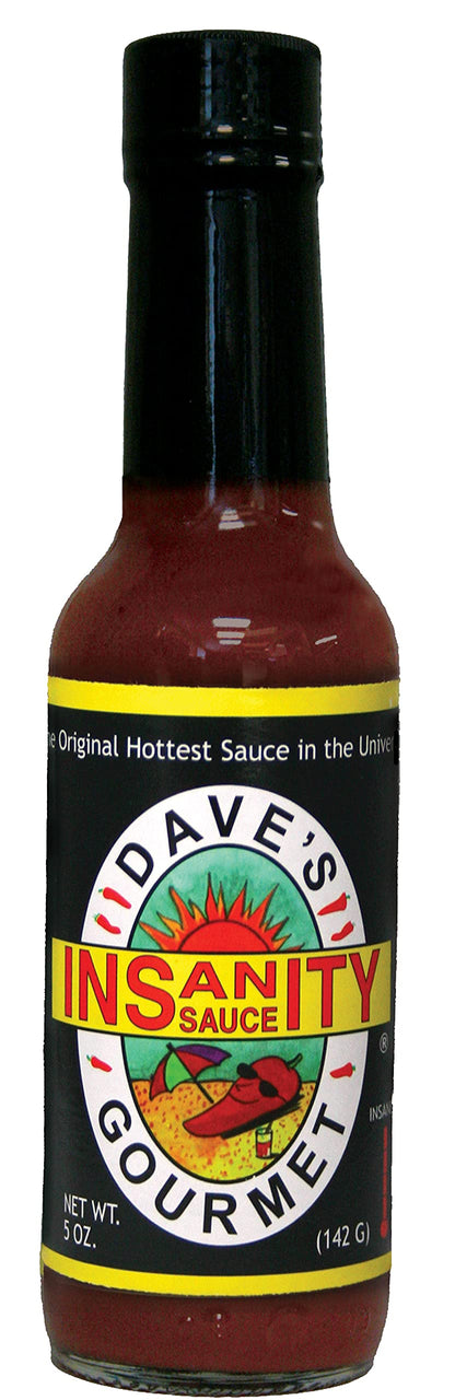 Daves Gourmet Original Insanity Hot Sauce, 5 Ounce