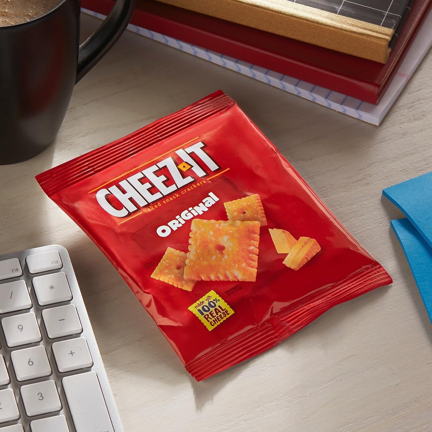 Sunshine 12233 Cheez-It Crackers, 1.5Oz Single-Serving Snack Pack, 8/Box (Keb12233)