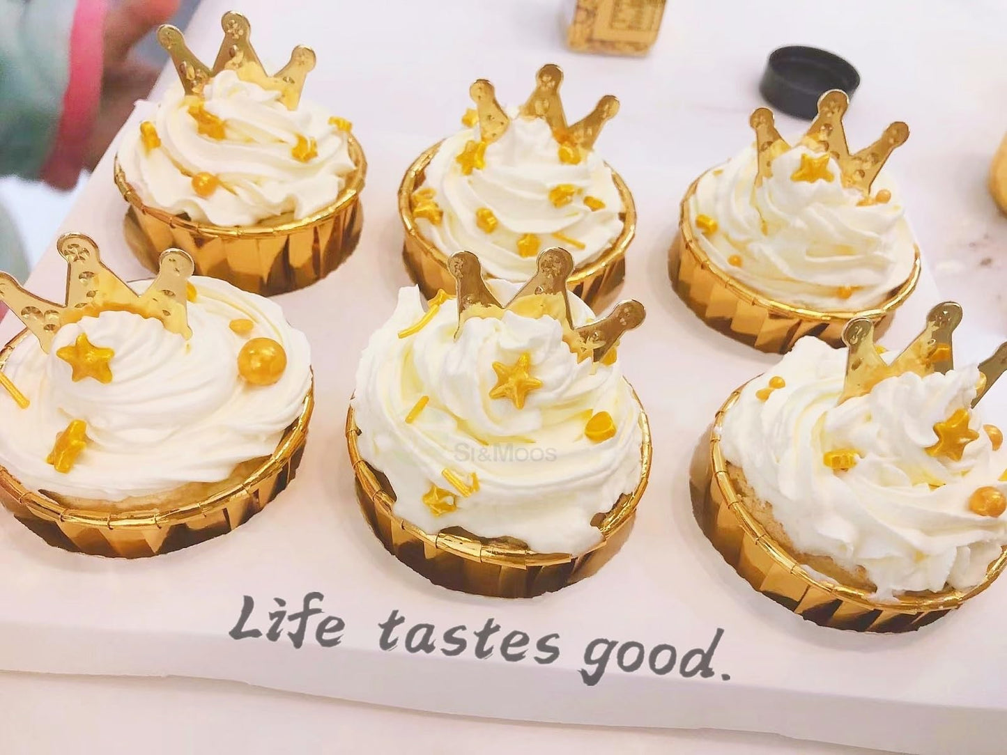 Se Si&Moos Gold Star Sprinkles | Edible Stars For Cake Decorating | Edible Gold Stars | Gold Sprinkles | Star Cupcake Toppers Ed